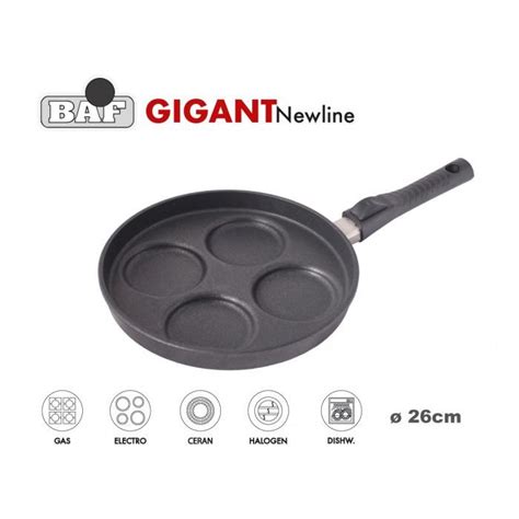 ᐉ Сковорода для яичницы BAF Gigant NewLine со съемной ручкой 26 см ...