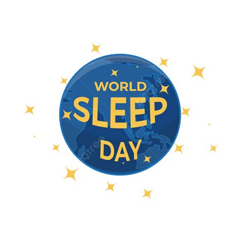 World Sleep Day Vector PNG Images, World Sleep Day Global Logo, Global ...