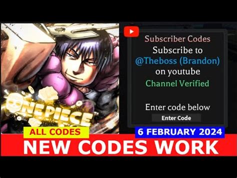 New Codes Toji Upd A Ne Piece Game Roblox All Codes