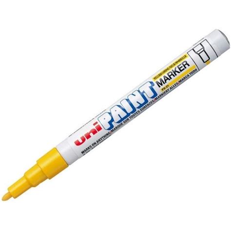 Uni Px Fine Yellow Paint Markers Pk Inkjet Wholesale