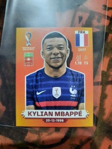 Panini World Cup Qatar Fra Kylian Mbappe India Ubuy