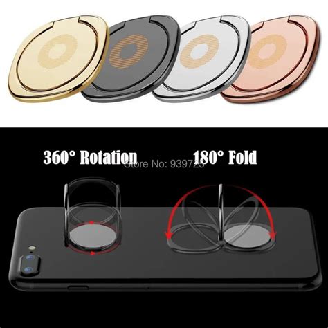 Metal Ring Cell Phone Holder Stand Degree Rotation Stander