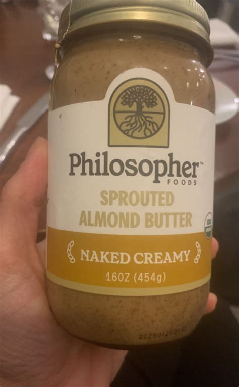 Philosopher Foods Naked Creamy Sprouted Almond Butter Fig App
