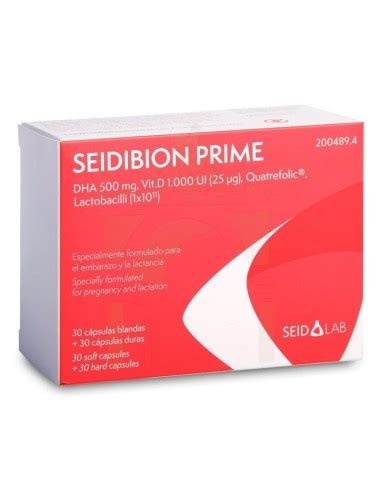 Seidibion Prime 30 Capsulas Blandas 30 Capsulas Duras