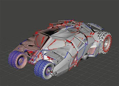 Free Stl File Batmobile 🃏・3d Printer Model To Download・cults