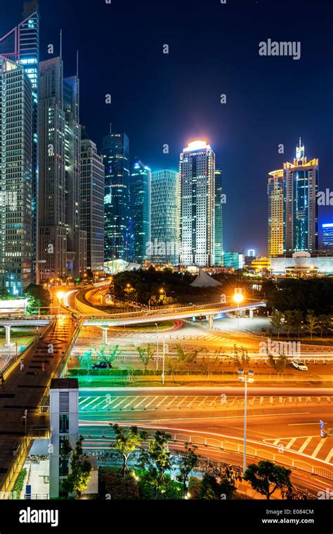 the modern building of the lujiazui financial centre in shanghai china ... 
