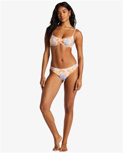 Paradise Cove Ruched Bralette Top De Bikini Bralette Para Mujer