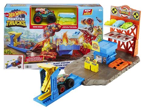 Mattel Hot Wheels Monster Trucks Blast Station Hfb Autosch