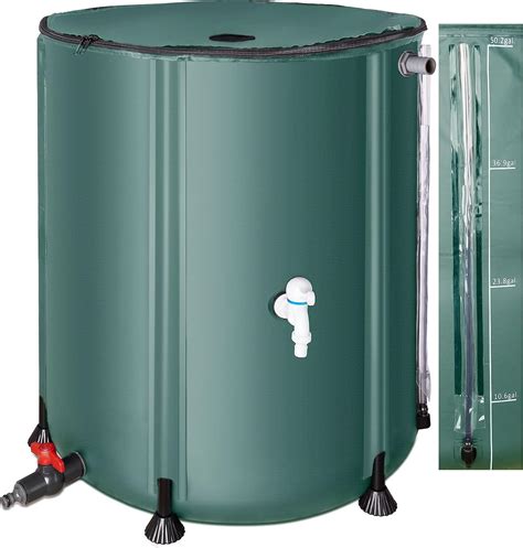 Collapsible Rain Barrel 53 Gallon Portable Rain Barrel Rainwater