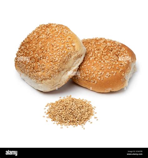 Sesame Seed Bun Cut Out Stock Images Pictures Alamy