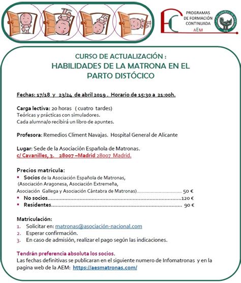 Asociación Matronas Extremadura CURSO DE ACTUALIZACIÓN HABILIDADES