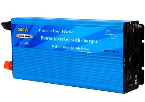 500w Pure Sine Wave Power Inverter With Built In Charger And Auto