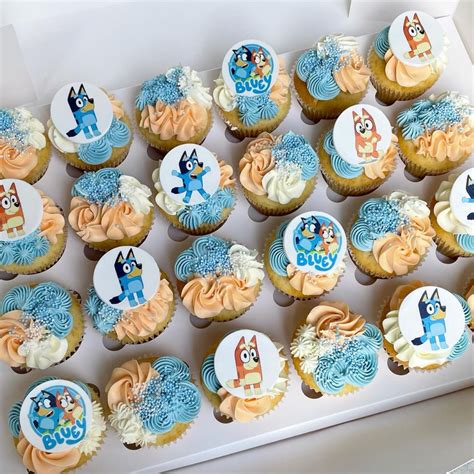 8 Bluey Cupcakes That'll Be A Hit For Your Bluey Fan - That Disney Fam