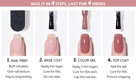 Amazon GAOY Jelly Nude Pink Gel Nail Polish Ml Sheer Translucent Netural Soak Off Gel