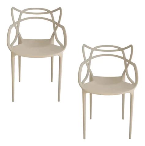 Kit Cadeiras De Jantar Sala Cozinha Gourmet Allegra Nude Parcelamento Sem Juros