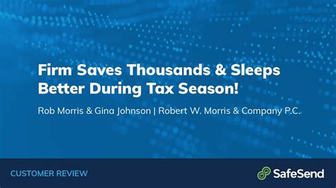 Save 1000s And Sleep Better In Tax Season Customer Review Safesend