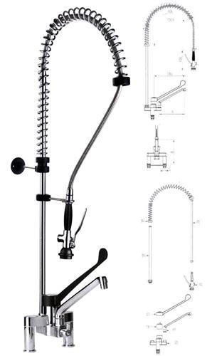 Душирующие устройства для посудомоечного оборудования
