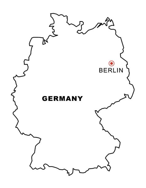 Germany Coloring Pages Coloringlib