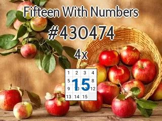 Пятнашки с числами №430474