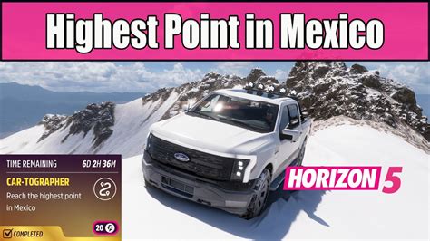 Forza Horizon Car Tographer Daily Challenges Reach The Highest Point