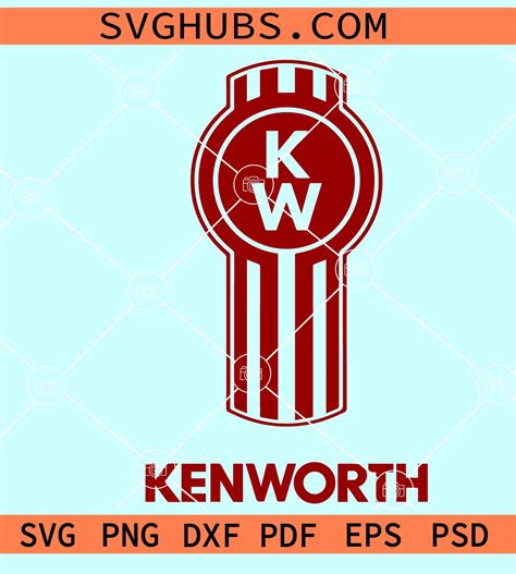 Kenworth Svg Kenworth Logo Svg Kenworth Semi Truck Svg