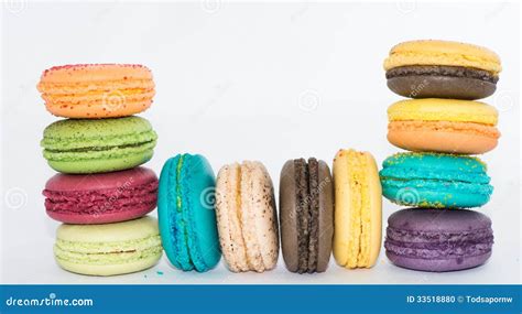 Traditional French Colorful Macaroons Stock Photo Image Of