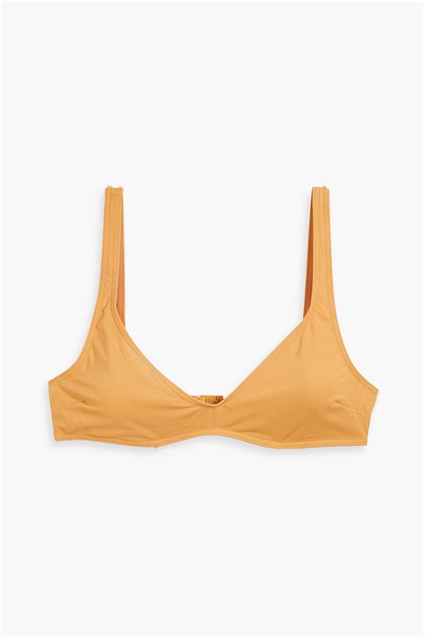Zimmermann Separates Sculpt Bikini Top In Marigold ModeSens