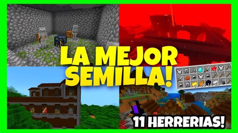 La Mejor Semilla Para Minecraft Bedrock Super Aldeaaa Para