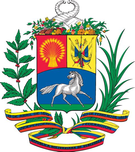 Escudo De La Republica Bolivariana De Venezuela Logo PNG (Transparent