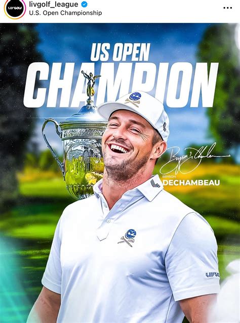 Bryson Dechambeau Wins The Us Open R Golf