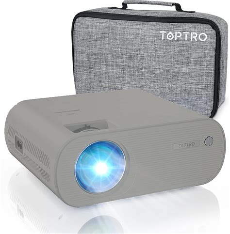 WiFi Bluetooth Projector 6800 Lumens TOPTRO Mini Portable Projector