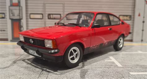 Modellbau Klar De Norev Opel Kadett C Coupe 1 6S Rallye 1977 Rot 1 18