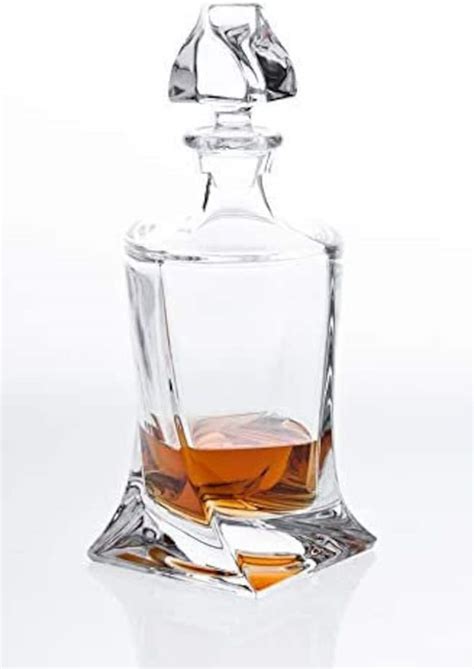 Quadro Whisky Spirit Decanter Made From Premium Lead Free Etsy