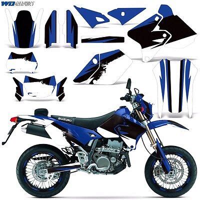 Decal Graphic Kit Suzuki DRZ400 DRZ 400 SM E Dirt Bike Sticker W