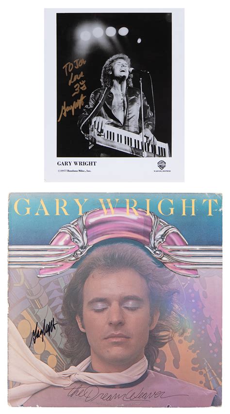 Gary Wright (2) Signed Items - Album and Photograph | RR Auction