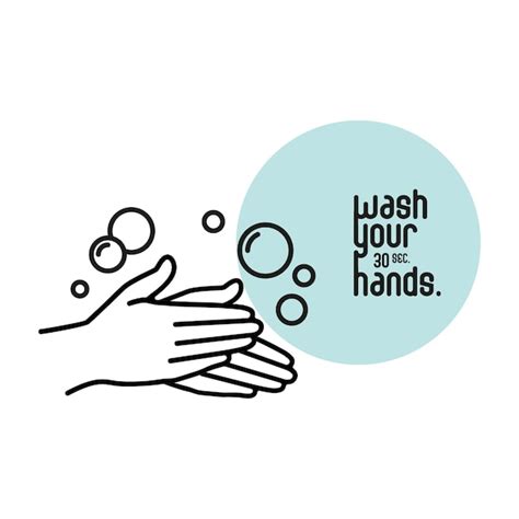 Premium Vector Simple Design For Hand Washing With Soap Icon