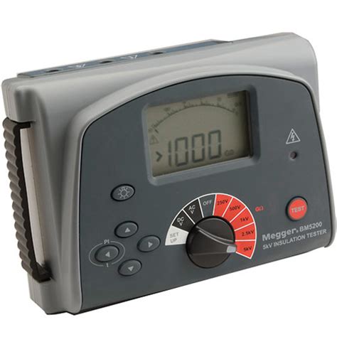 Megger BM5200 High Voltage Insulation Resistance Tester Meter Digital