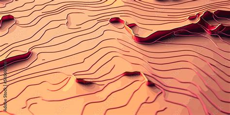 mountain hiking map   topography vector abstract topographic