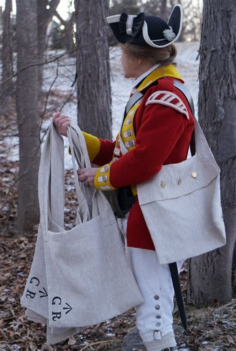 Haversack Kit British With Buttons C 1750 1780 Wm Booth Draper