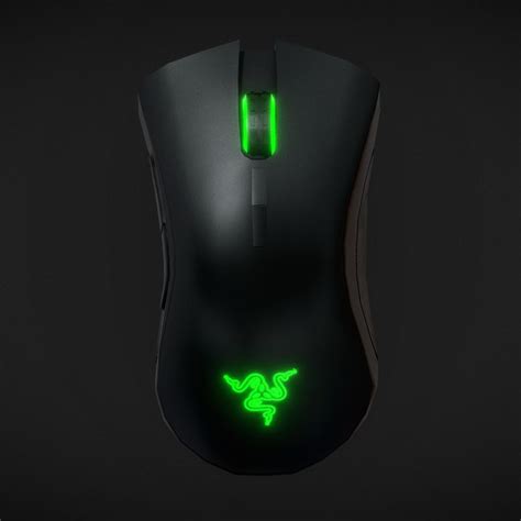 Razer Deathadder Elite 3d Model 6 Max Fbx Png Free3d