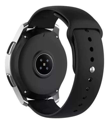 Pulseira Para Huawei Gt Mm Gtr Amazfit Stratos Gear S Cor Preto