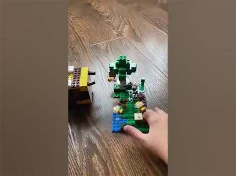 Лего Майнкрафт. Опять пчелы? Пчелиный коттедж. - YouTube