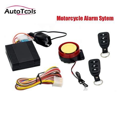 Motorcycle Alarm System Scooter Anti theft Security Alarm System Remote ...