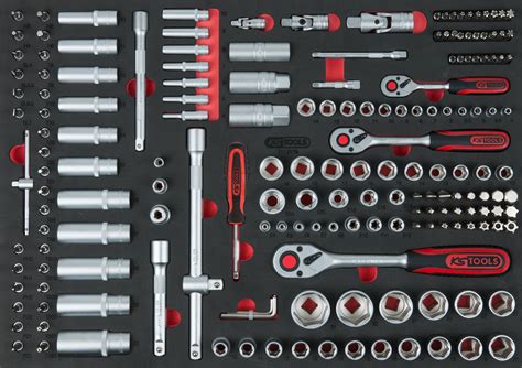 KS Tools 1 4 3 8 1 2 Steckschlüssel Satz 179 tlg in 1 1