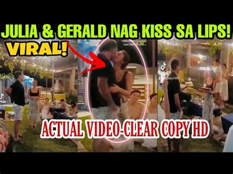 Viral Video Ni Julia Barretto Na Hinalikan Si Gerald Anderson Sa Lips