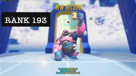 Overwatch 2 Hero Mastery Top 500 Winston Rank 193 Veteran