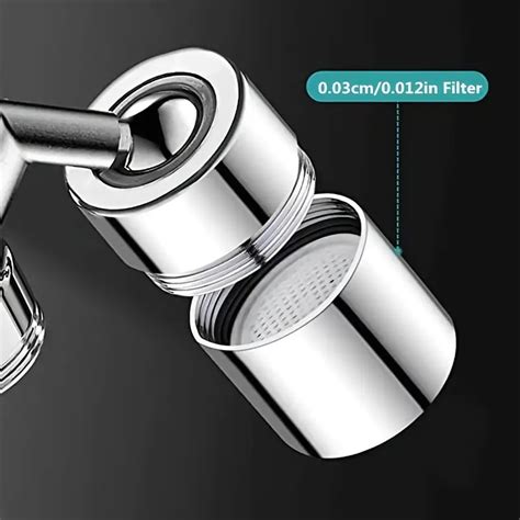 720 Degree Swivel Sink Faucet Aerator Splash Filter Faucet For Bathroom