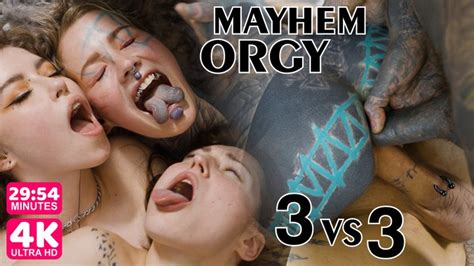 Tattooed Mayhem DP Anal Orgy 3 Vs 3 4k MOV Anuskatzz Clips4sale