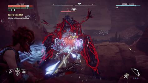 Horizon Zero Dawn Corrupted Thunderjaw Battle වකත ව තනඩරජ හ