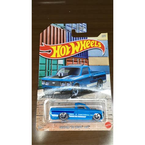 Carrinho Hot Wheels Custom Chevy Luv Shopee Brasil